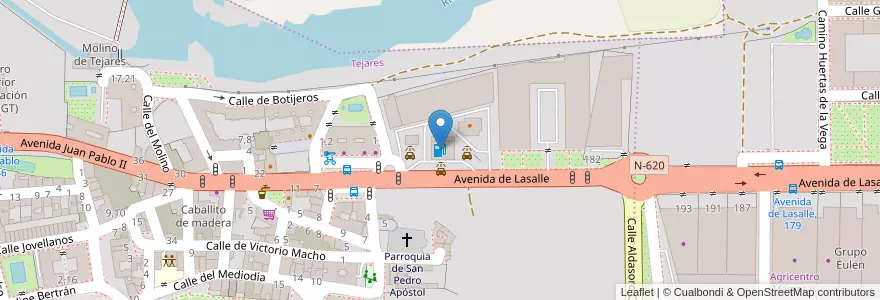 Mapa de ubicacion de Repsol en Испания, Кастилия И Леон, Саламанка, Campo De Salamanca, Саламанка.
