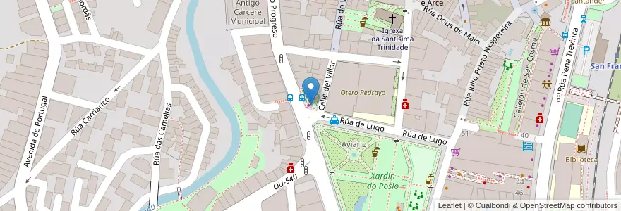 Mapa de ubicacion de REPSOL en Испания, Галисия, Оuренсе, Ourense, Оuренсе.