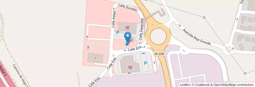 Mapa de ubicacion de Repsol en Испания, Мадрид, Мадрид, Cuenca Del Henares, Mejorada Del Campo.