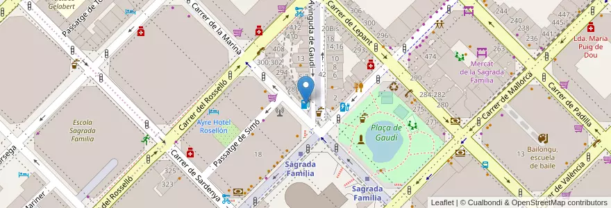 Mapa de ubicacion de REPSOL en Espagne, Catalogne, Barcelone, Barcelonais, Barcelone.