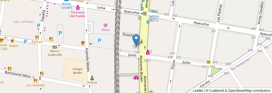 Mapa de ubicacion de Repuestos Charpin en Arjantin, Buenos Aires, Partido De Lomas De Zamora, Lomas De Zamora.