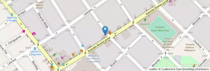 Mapa de ubicacion de Repuestos, Monte Castro en الأرجنتين, Ciudad Autónoma De Buenos Aires, Buenos Aires, Comuna 10, Comuna 11.