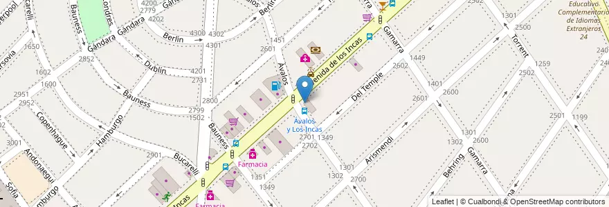 Mapa de ubicacion de RES, Parque Chas en 阿根廷, Ciudad Autónoma De Buenos Aires, 布宜诺斯艾利斯, Comuna 15.