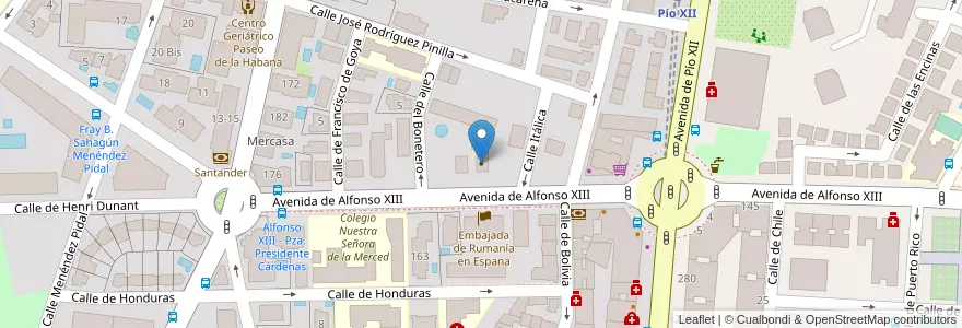 Mapa de ubicacion de Residencia para Mayores Abedul en İspanya, Comunidad De Madrid, Comunidad De Madrid, Área Metropolitana De Madrid Y Corredor Del Henares, Madrid.