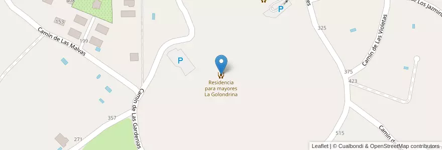 Mapa de ubicacion de Residencia para mayores La Golondrina en İspanya, Asturias, Asturias, Gijón/Xixón.