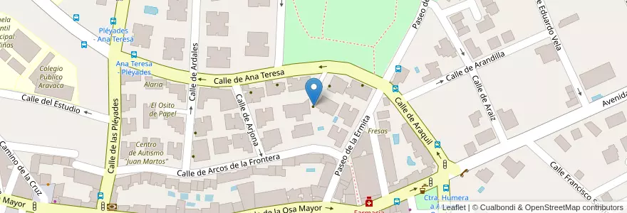 Mapa de ubicacion de Residencia para Mayores Las Mercedes en Spagna, Comunidad De Madrid, Comunidad De Madrid, Área Metropolitana De Madrid Y Corredor Del Henares, Madrid.
