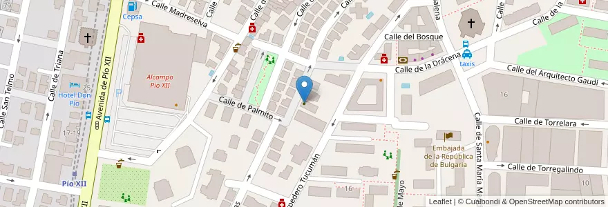Mapa de ubicacion de Residencia para Mayores Maestro Lasalle en España, Comunidad De Madrid, Comunidad De Madrid, Área Metropolitana De Madrid Y Corredor Del Henares, Madrid.