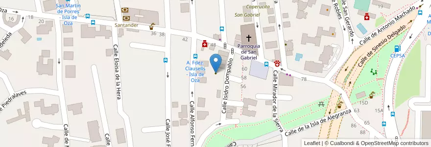 Mapa de ubicacion de Residencia para Mayores Puerta de Hierro en إسبانيا, منطقة مدريد, منطقة مدريد, Área Metropolitana De Madrid Y Corredor Del Henares, مدريد.