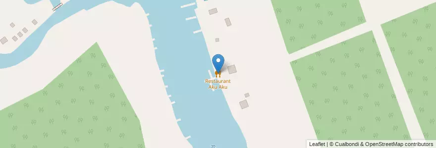 Mapa de ubicacion de Restaurant Aku Aku en الأرجنتين, بوينس آيرس, Partido De Tigre, Primera Sección.