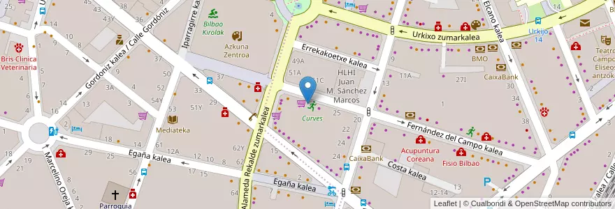 Mapa de ubicacion de Restaurant asia Mintong en Sepanyol, Negara Basque, Bizkaia, Bilboaldea, Bilbao.