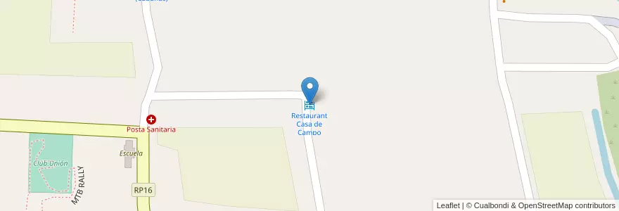 Mapa de ubicacion de Restaurant Casa de Campo en アルゼンチン, カタマルカ州, Departamento Ambato, Municipio De La Puerta, Banda Sud.