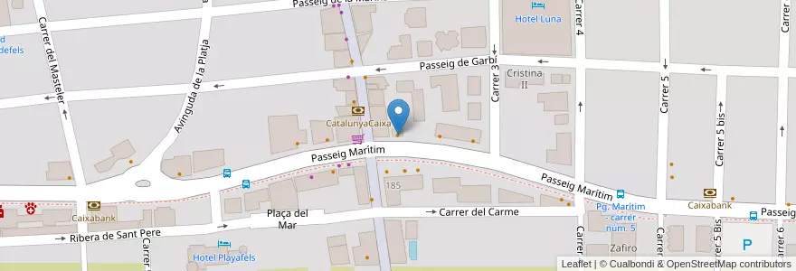 Mapa de ubicacion de Restaurant Chino en Sepanyol, Baix Llobregat, Castelldefels.