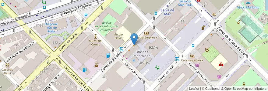 Mapa de ubicacion de Restaurant Com Sempre en Espagne, Catalogne, Barcelone, Barcelonais, Barcelone.