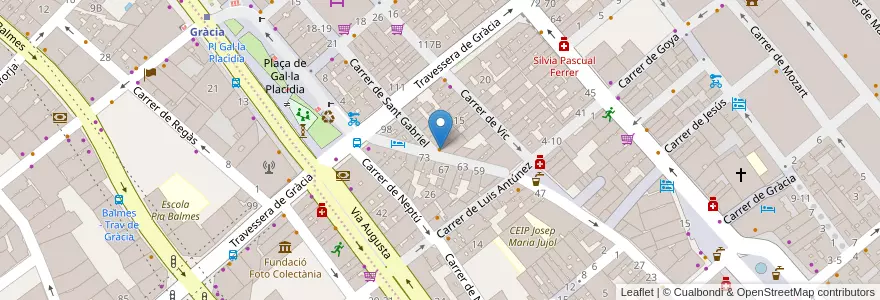 Mapa de ubicacion de Restaurant Coreà Gayagum en Espanha, Catalunha, Barcelona, Barcelonès, Barcelona.