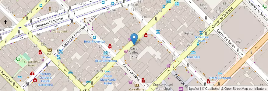 Mapa de ubicacion de Restaurant Embattled en Испания, Каталония, Барселона, Барселонес, Барселона.