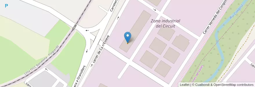 Mapa de ubicacion de Restaurant Loro Circuit en スペイン, カタルーニャ州, Barcelona, バリェス・オリエンタル, Montmeló.