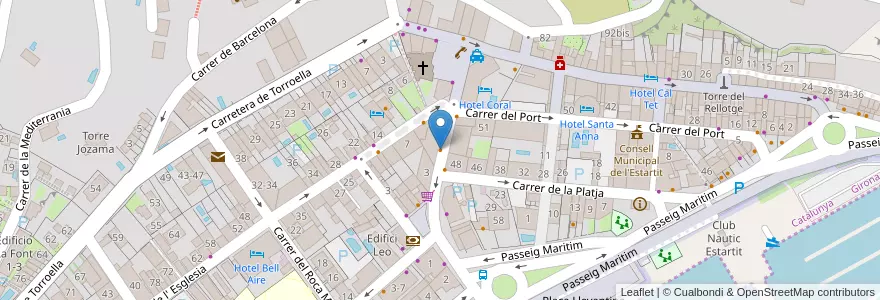 Mapa de ubicacion de Restaurant Siglo Nuevo en Sepanyol, Catalunya, Girona, Baix Empordà, Torroella De Montgrí.