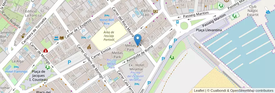 Mapa de ubicacion de Restaurant Vila-Tascons en İspanya, Catalunya, Girona, Baix Empordà, Torroella De Montgrí.