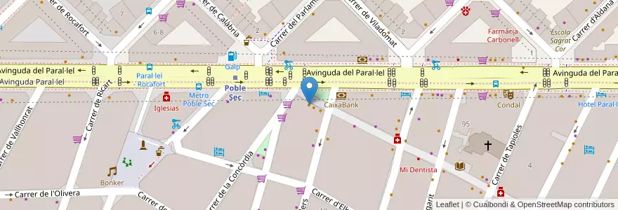 Mapa de ubicacion de Restaurant Xandri en Испания, Каталония, Барселона, Барселонес, Барселона.