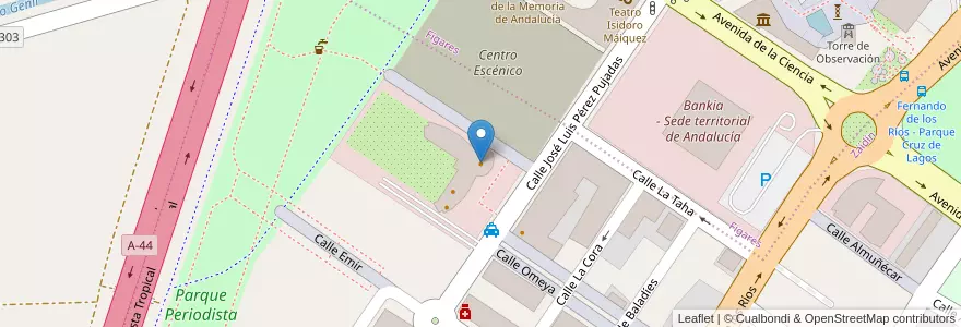 Mapa de ubicacion de Restaurante 360 en Spain, Andalusia, Granada, Comarca De La Vega De Granada, Granada.