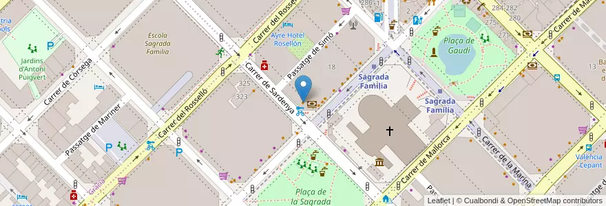 Mapa de ubicacion de Restaurante Aitor en España, Catalunya, Barcelona, Barcelonès, Barcelona.