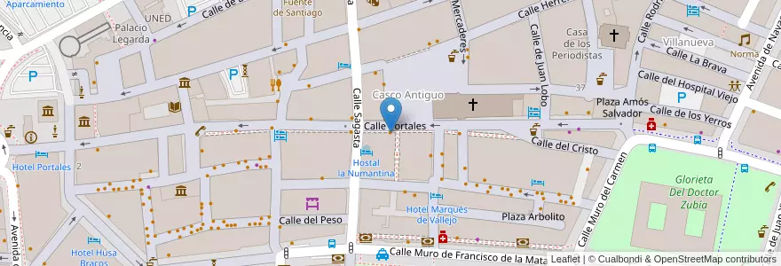 Mapa de ubicacion de Restaurante Akelarre en España, La Rioja, La Rioja, Logroño.