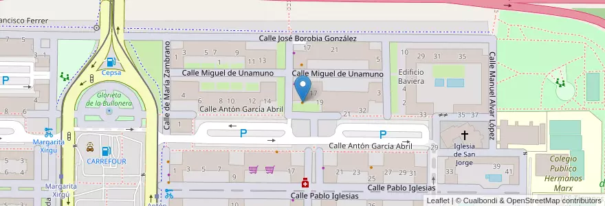 Mapa de ubicacion de Restaurante Amphora en Spanje, Aragón, Zaragoza, Zaragoza, Zaragoza.