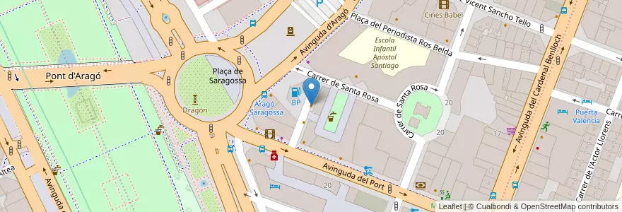 Mapa de ubicacion de Restaurante Askua en Espanha, Comunidade Valenciana, València / Valencia, Comarca De València, València.