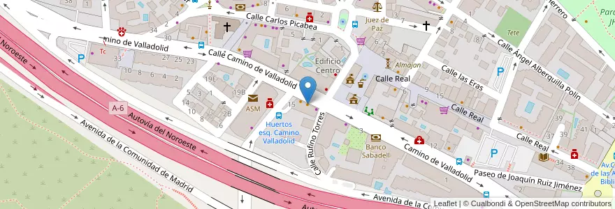 Mapa de ubicacion de Restaurante Askuas en Spanje, Comunidad De Madrid, Comunidad De Madrid, Cuenca Del Guadarrama, Torrelodones.