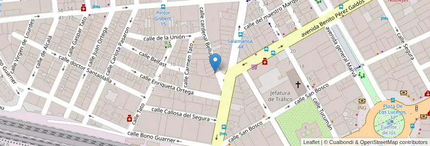 Mapa de ubicacion de restaurante astorga en Sepanyol, Comunitat Valenciana, Alacant / Alicante, L'Alacantí, Alacant / Alicante.