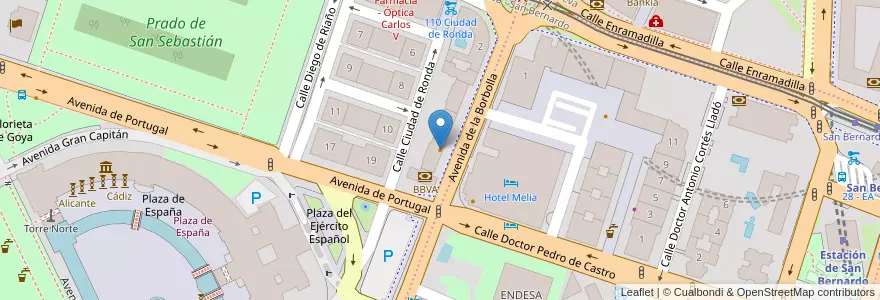 Mapa de ubicacion de Restaurante Baco en إسبانيا, أندلوسيا, إشبيلية, إشبيلية.