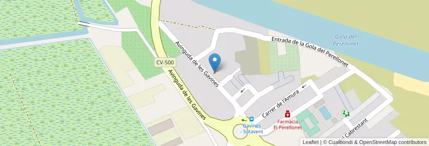 Mapa de ubicacion de Restaurante Blayet en スペイン, バレンシア州, València / Valencia, Comarca De València, València.