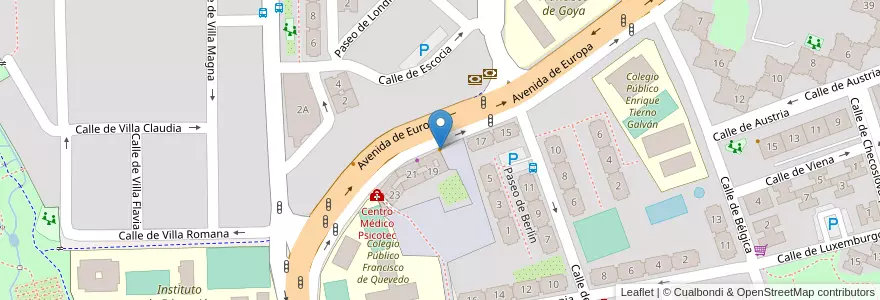 Mapa de ubicacion de Restaurante Brutus en Испания, Мадрид, Мадрид, Área Metropolitana De Madrid Y Corredor Del Henares, Fuenlabrada.
