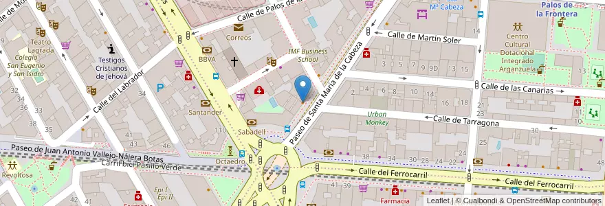 Mapa de ubicacion de Restaurante Buen Gusto en اسپانیا, بخش خودمختار مادرید, بخش خودمختار مادرید, Área Metropolitana De Madrid Y Corredor Del Henares, مادرید.