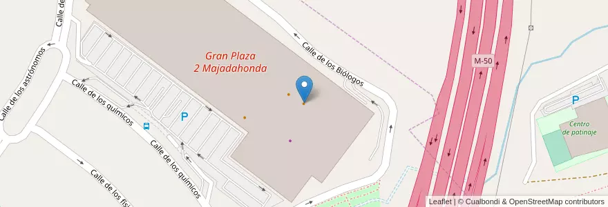 Mapa de ubicacion de Restaurante buffet chino en 西班牙, Comunidad De Madrid, Comunidad De Madrid, Área Metropolitana De Madrid Y Corredor Del Henares, Las Rozas De Madrid.