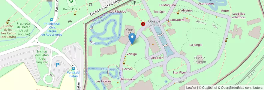 Mapa de ubicacion de Restaurante Café Tropical en إسبانيا, منطقة مدريد, منطقة مدريد, Área Metropolitana De Madrid Y Corredor Del Henares, مدريد.