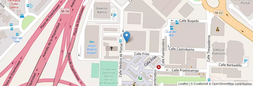 Mapa de ubicacion de Restaurante cafetería El Museo en إسبانيا, منطقة مدريد, منطقة مدريد, Área Metropolitana De Madrid Y Corredor Del Henares, مدريد.