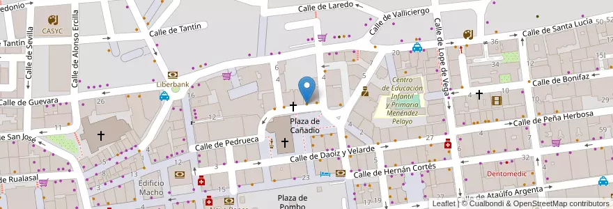 Mapa de ubicacion de Restaurante Cañadío en Espagne, Cantabrie, Cantabria, Santander, Santander.