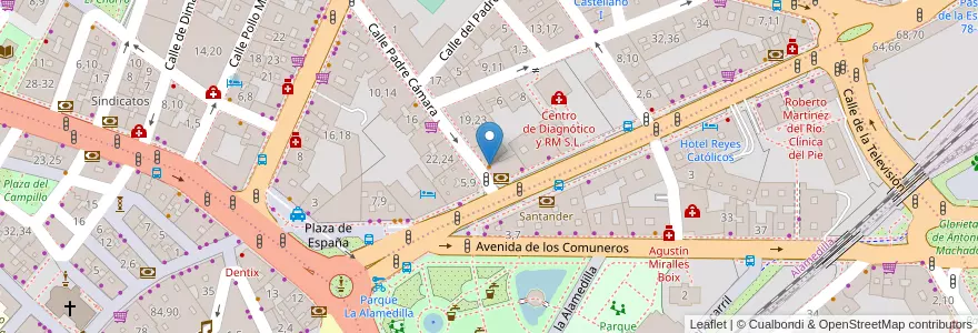 Mapa de ubicacion de Restaurante China City en إسبانيا, قشتالة وليون, شلمنقة, دائرة شلمنقة, شلمنقة.