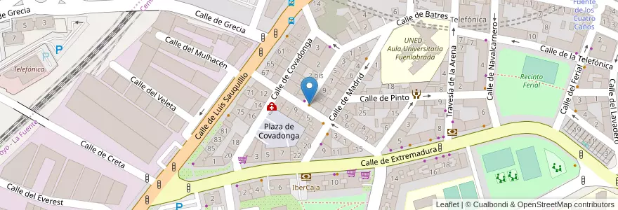 Mapa de ubicacion de Restaurante Chino en Espanha, Comunidade De Madrid, Comunidade De Madrid, Área Metropolitana De Madrid Y Corredor Del Henares, Fuenlabrada.