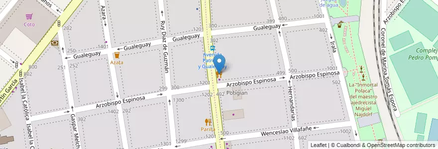 Mapa de ubicacion de Restaurante Chino, Barracas en Arjantin, Ciudad Autónoma De Buenos Aires, Comuna 4, Buenos Aires.