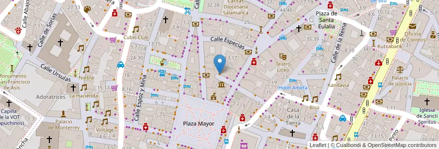 Mapa de ubicacion de Restaurante Chino Gran Mundo en Espagne, Castille-Et-León, Salamanque, Campo De Salamanca, Salamanque.