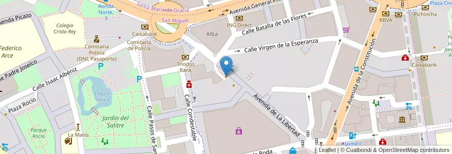 Mapa de ubicacion de Restaurante Cónsul en Spanien, Region Murcia, Region Murcia, Área Metropolitana De Murcia, Murcia.