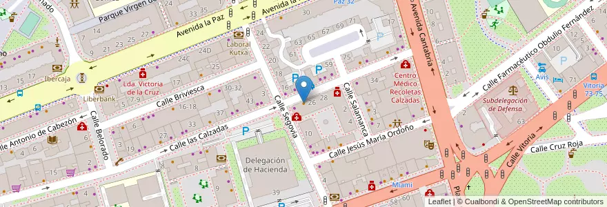 Mapa de ubicacion de Restaurante Corazas en Spanje, Castilië En León, Burgos, Alfoz De Burgos, Burgos.