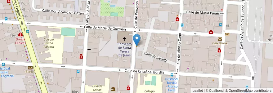 Mapa de ubicacion de Restaurante DeAtún en Испания, Мадрид, Мадрид, Área Metropolitana De Madrid Y Corredor Del Henares, Мадрид.