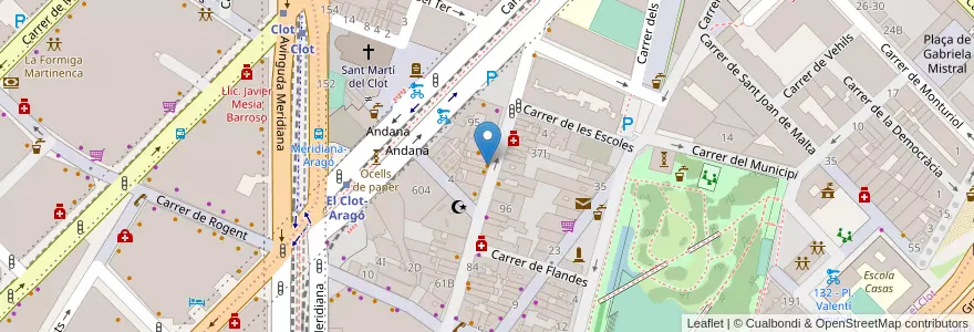 Mapa de ubicacion de Restaurante Dolsotbap en Испания, Каталония, Барселона, Барселонес, Барселона.