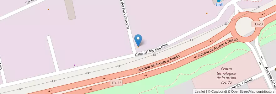 Mapa de ubicacion de Restaurante El asador Toledano en Spanje, Castilië-La Mancha, Toledo, Toledo, Toledo.