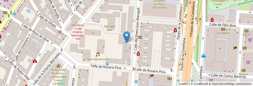 Mapa de ubicacion de Restaurante El Caserío en España, Comunidad De Madrid, Comunidad De Madrid, Área Metropolitana De Madrid Y Corredor Del Henares, Madrid.