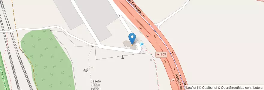 Mapa de ubicacion de Restaurante El Goloso en Испания, Мадрид, Мадрид, Área Metropolitana De Madrid Y Corredor Del Henares, Мадрид.