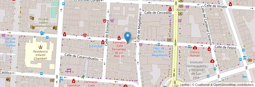 Mapa de ubicacion de Restaurante El Llar en Espagne, Communauté De Madrid, Communauté De Madrid, Área Metropolitana De Madrid Y Corredor Del Henares, Madrid.